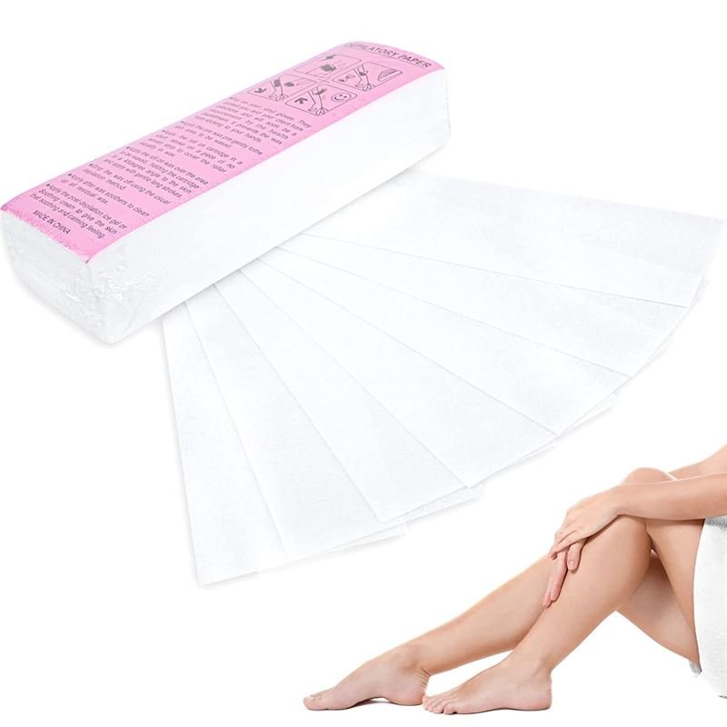 100 Wax strips / Wax strips hair removal strips for hot wax (face/body) - | Fashiongirl