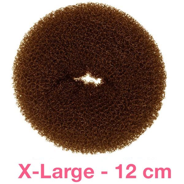 12 cm hair donut - Brown - Hair Accessories | Fashiongirl