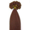 50 cm Hot Fusion hårförlängningar 30# rödbruna - | Fashiongirl