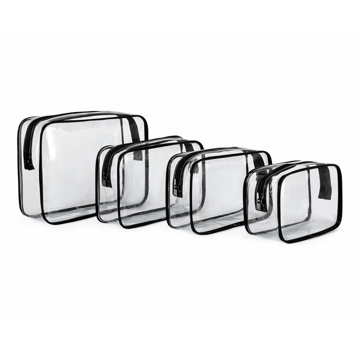 UNIQ Multivarious Kosmetikväskor 4-pack - Svart
