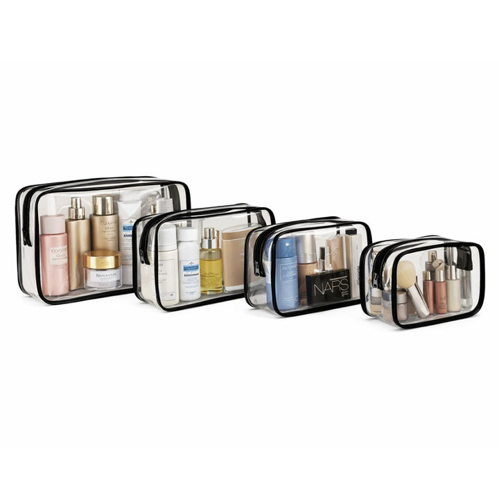 UNIQ Multivarious Kosmetikväskor 4-pack - Svart