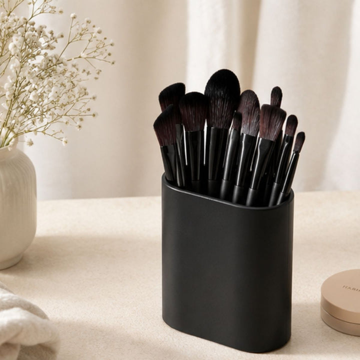 Technique PRO Raven Makeupborstset - 18 Professionella Sminkborstar