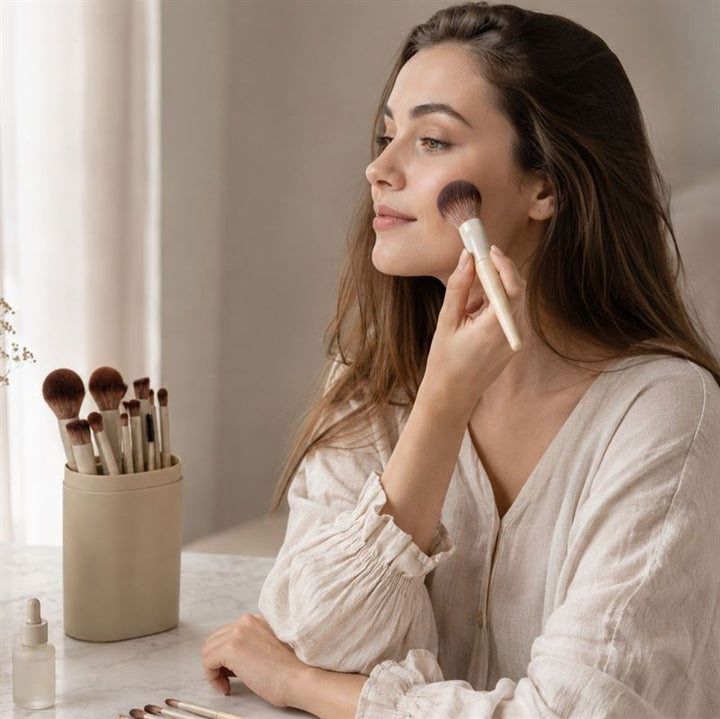 Technique PRO Dover Makeupborstset - 18 st professionella sminkborstar