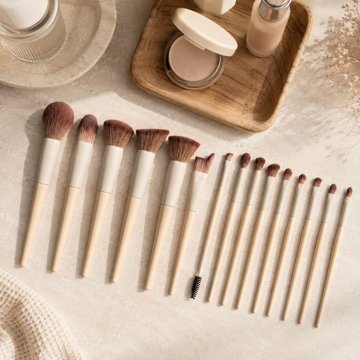 Technique PRO Dover Makeupborstset - 18 st professionella sminkborstar