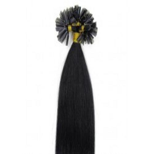 60 cm Hot Fusion Hair extensions 1# Black - | Fashiongirl