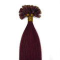 60 cm Hot Fusion hårförlängningar 33# röd - | Fashiongirl