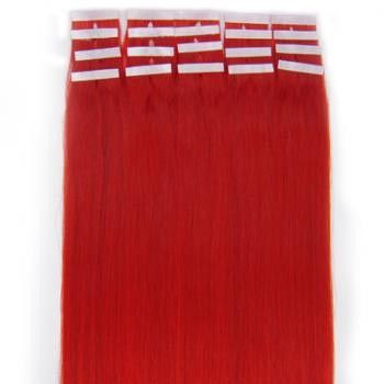 60 cm tape on extensions - red - | Fashiongirl