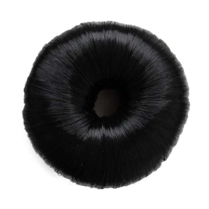 7 cm hair donut w/ artificial hair in multiple colours - Hair Accessories | Fashiongirl