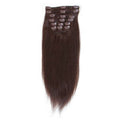 7-set konstgjort hår, mörkbrunt 2# - | Fashiongirl
