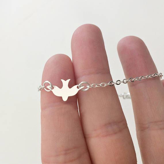 Ankle chain Bird - | Fashiongirl