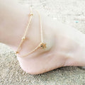 Ankelkedja Star - | Fashiongirl