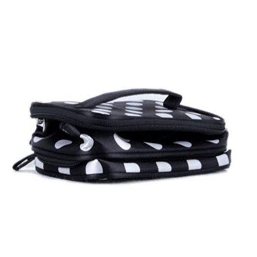 AVERY Dots Dubbel necessär - | Fashiongirl