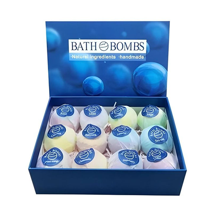 Badbombspresentförpackning med 12 badbomber – | Fashiongirl