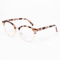 Blått ljusglasögon – Tortoise browline, stil 8 – | Fashiongirl