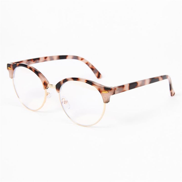 Blue Light glasses - Tortoise browline, style 8 - | Fashiongirl