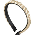Flätat hårband – Blont – 