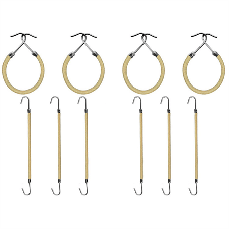 Bungee Hair Elastic 1 pack (10 pcs.) - Beige - Hair Accessories | Fashiongirl