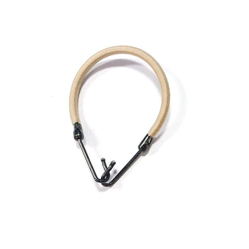 Bungee Hair Elastic 1 pack (10 pcs.) - Beige - Hair Accessories | Fashiongirl
