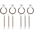 Bungee Hair Elastic 1-pack (10 st.) – Brun – Håraccessoarer | Fashiongirl