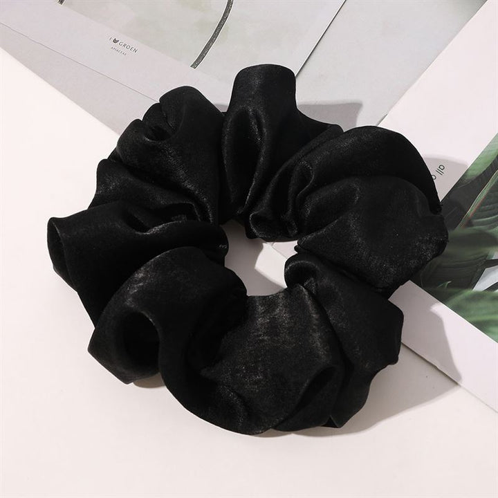 Chris Rubin Aris XL Scrunchie - Black - Hair Accessories
