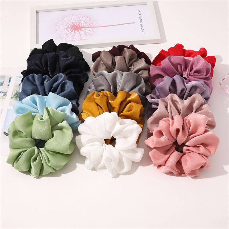 Chris Rubin Aris XL Scrunchie - Black - Hair Accessories