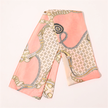 Chris Rubin Bella Silk Scarf – Rosa – | Fashiongirl