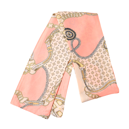 Chris Rubin Bella Silk Scarf – Rosa – | Fashiongirl