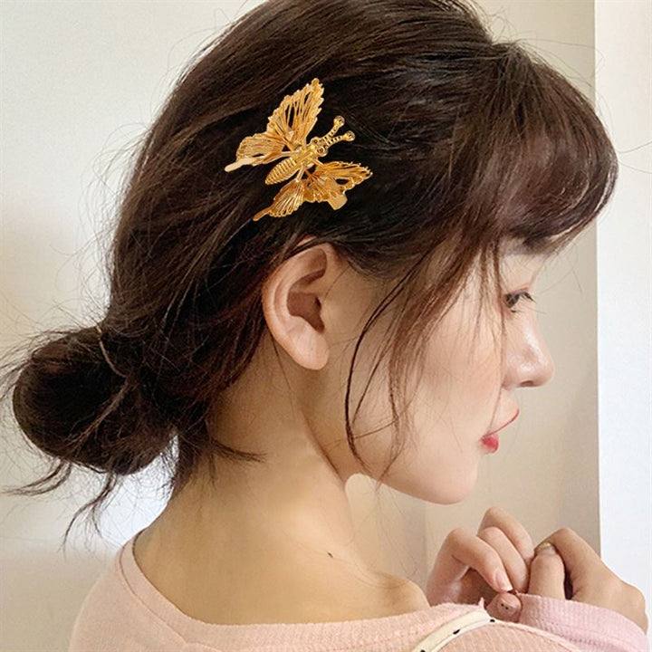 Chris Rubin Butterfly Hair Claw - Gold - Hair Accessories | Fashiongirl