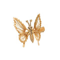 Chris Rubin Butterfly Hair Claw – Guld – Håraccessoarer | Fashiongirl
