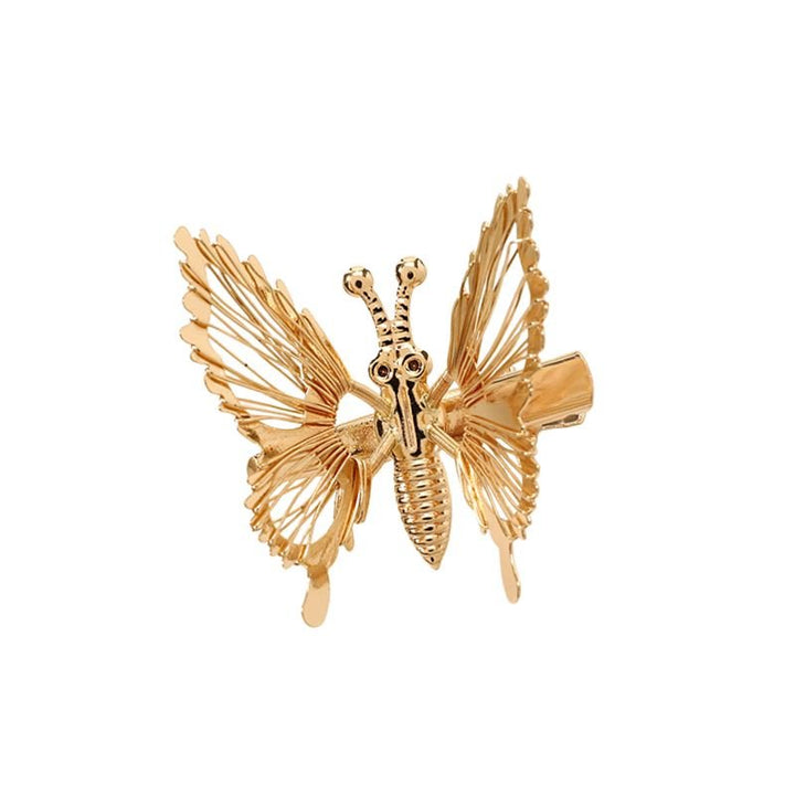 Chris Rubin Butterfly Hair Claw - Gold - Hair Accessories | Fashiongirl