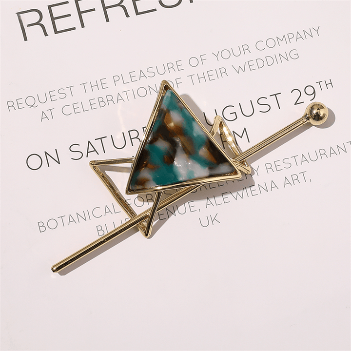 Chris Rubin Cora Slider Hair Claw - Jade - Hair Accessories | Fashiongirl