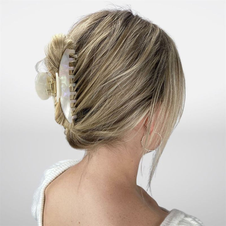 Chris Rubin Daze Hair Claw - Green Marble - Hair Accessories | Fashiongirl