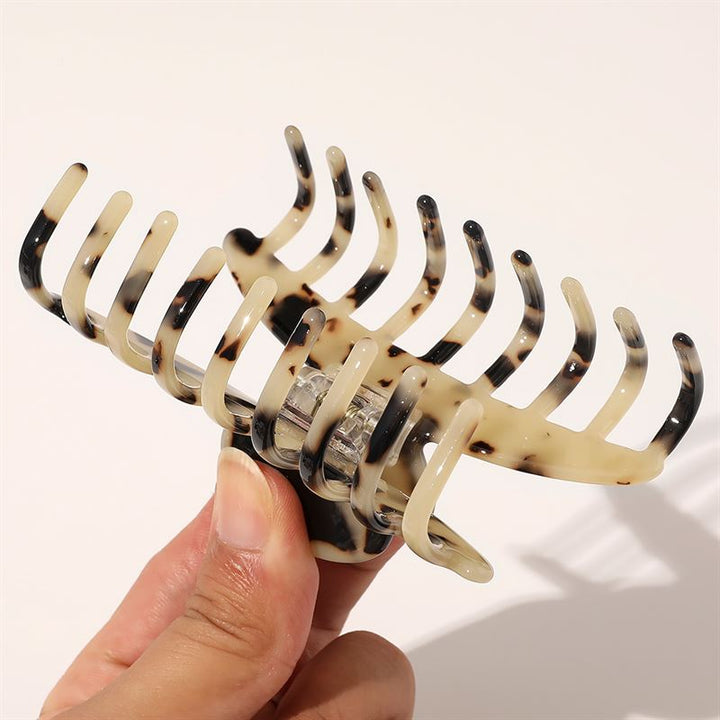 Chris Rubin Daze Hair Claw - White Marble - Hair Accessories | Fashiongirl