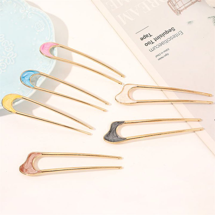 Chris Rubin Emely Hairpin – Champagne – Håraccessoarer | Fashiongirl