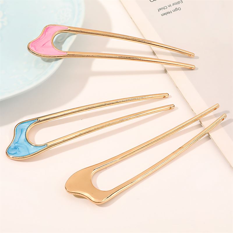 Chris Rubin Emely Hairpin – Champagne – Håraccessoarer | Fashiongirl