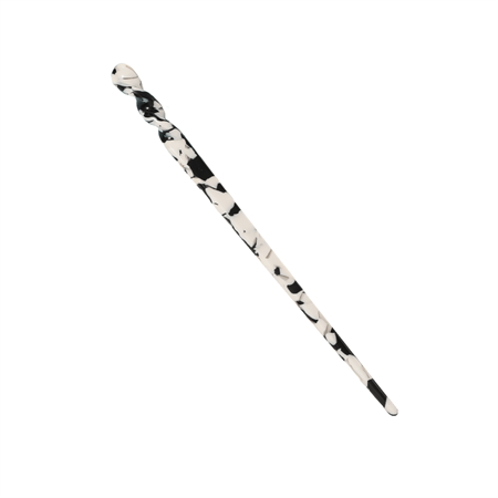 Chris Rubin Jade Hair Stick – Svart marmor – | Fashiongirl