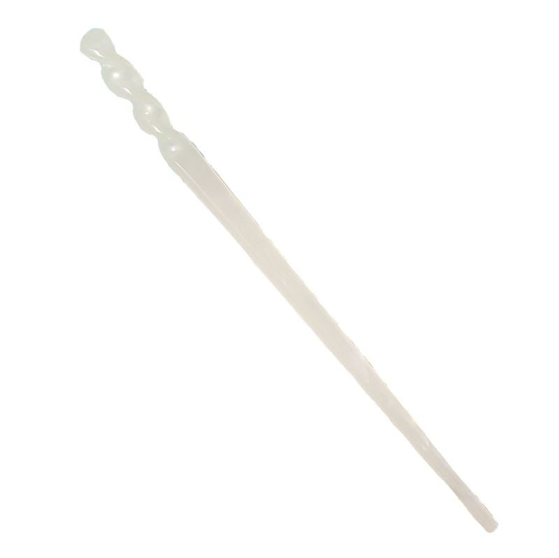 Chris Rubin Jade Hair Stick – Vit marmor – | Fashiongirl
