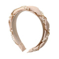 Chris Rubin Kiko-hårband – beige – håraccessoarer | Fashiongirl