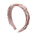Chris Rubin Kiko-hårband – mjukrosa – håraccessoarer | Fashiongirl
