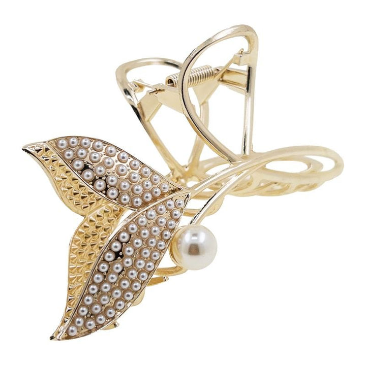 Chris Rubin Mermaid Hair Claw - Pearl - Hair Accessories | Fashiongirl