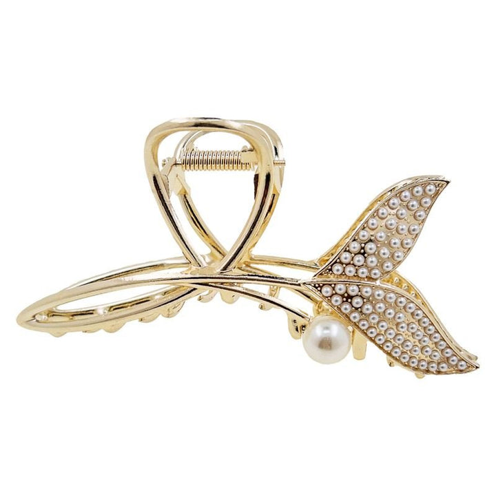 Chris Rubin Mermaid Hair Claw - Pearl - Hair Accessories | Fashiongirl