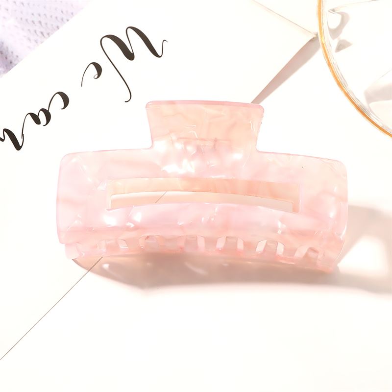 Chris Rubin Ruby Hair Claw - Blush - Hair Accessories | Fashiongirl