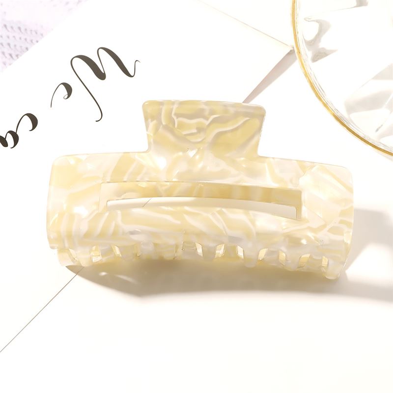 Chris Rubin Ruby Hair Claw - Ivory - Hair Accessories | Fashiongirl