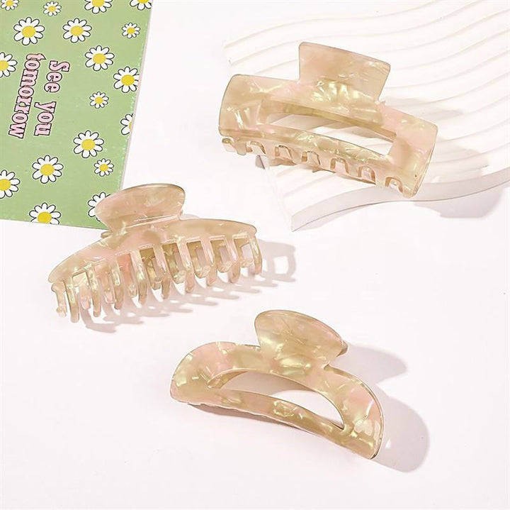 Chris Rubin Ruby Hair Claw - Seashell - Hair Accessories | Fashiongirl