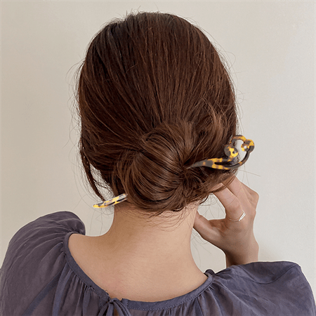 Chris Rubin Zoe Wing Hairpin – Dark Tortoise – Håraccessoarer | Fashiongirl