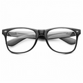 Klassiska Wayfarer-glasögon med klara linser – | Fashiongirl