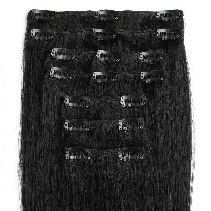 Clip In Extensions 1 black - Clip in Extensions - Fashiongirl