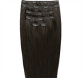 Hårförlängningar med klämfäste #2 Mörkbrun – 7 set – 50 cm | Gold24 – | Fashiongirl