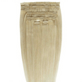 Hårförlängningar med klämfäste #24 Guldblond – 7 set – 60 cm | Gold24 – | Fashiongirl