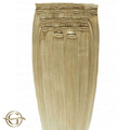 Hårförlängningar med klämfäste #27 Mediumblond – 7 set – 60 cm | Gold24 – | Fashiongirl